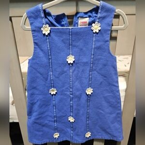 Gymboree | blue daisy dress | 18-24m